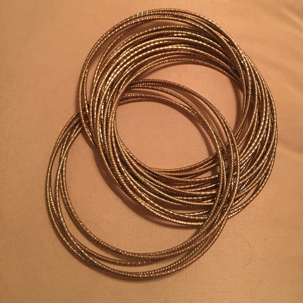 Gold bangles